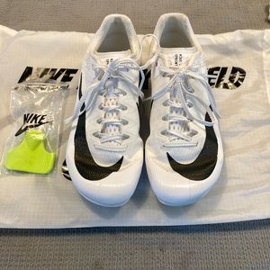 Nike Men's Zoom Rival Sprint White Track Spikes DC8753-100 Size 6.5